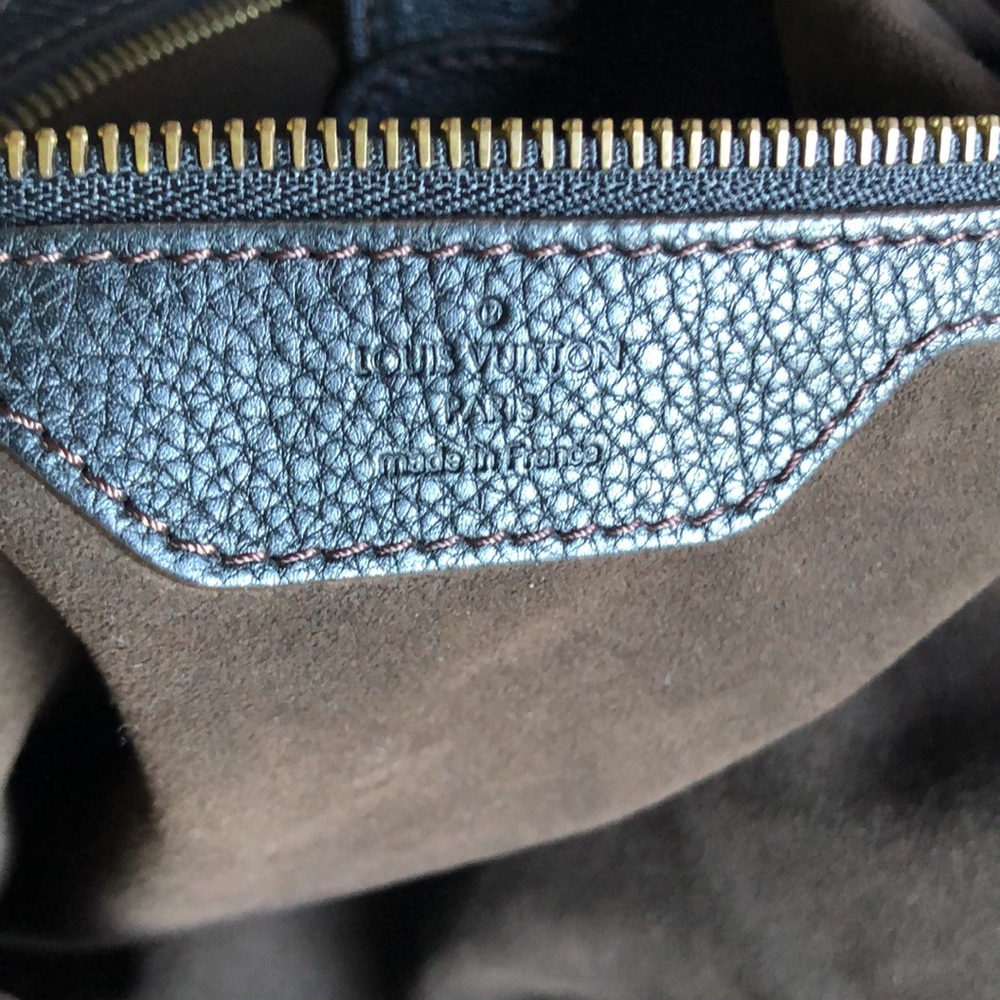 💎 HUGE XXL 💎 RARE GORGEOUS MAHINA LEATHER LOUIS VUITTON HOBO - Picture 15 of 15